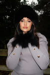 Black Luxury Fur Hat